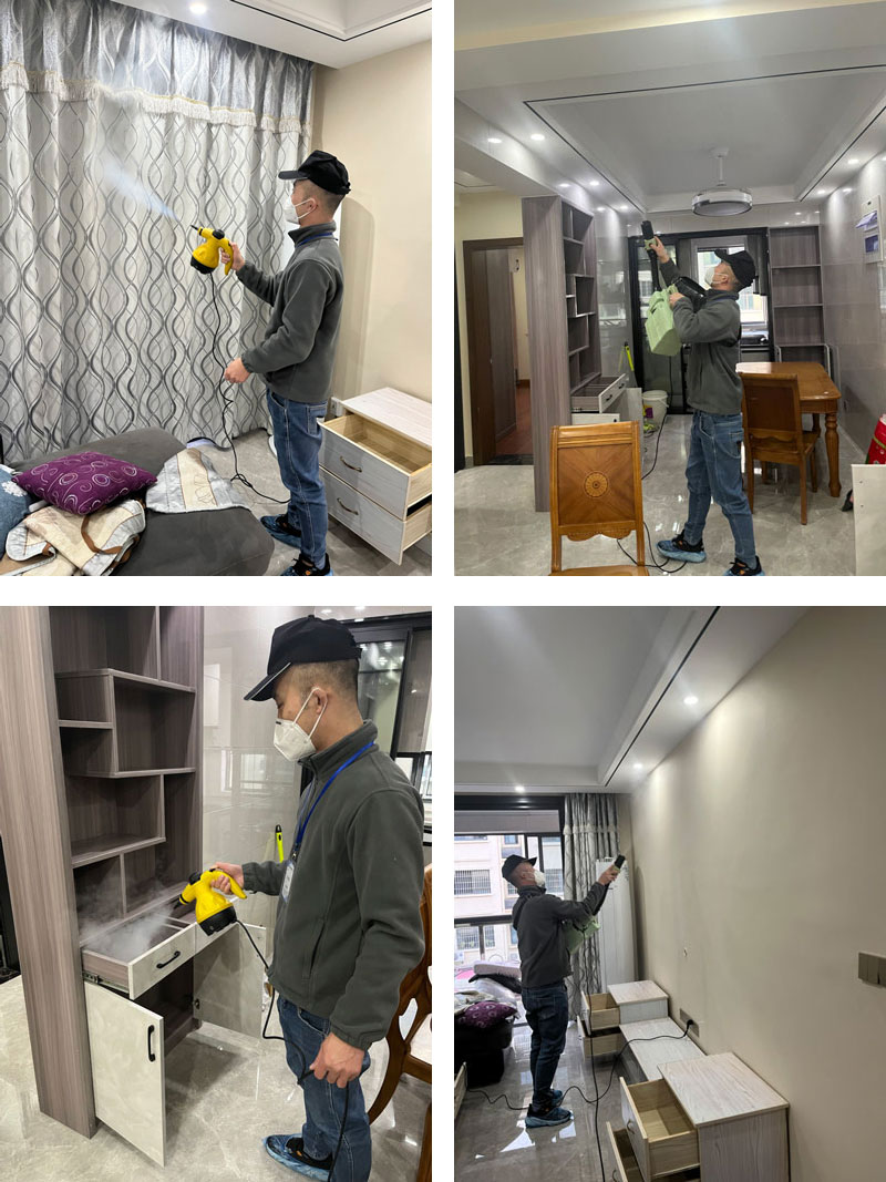 北京石景山八角路28號首鋼八角居民區除甲醛服務(wù)案例