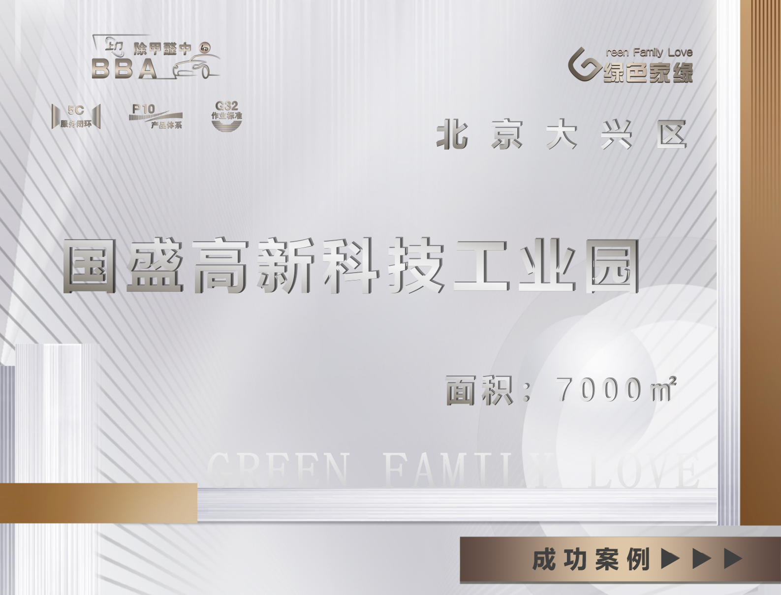 北京大興區國盛高新科技7000平工業(yè)園除甲醛服務(wù)案例